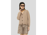 Gilet Gibus Noisette en Laine Merinos Extrafine