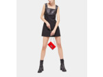 Pochette En Cuir Glossy Taille M red