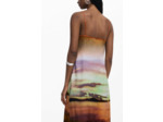 Robe Sans Manches En Tissu – Femme