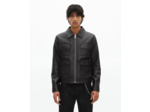 Blouson en cuir noir black