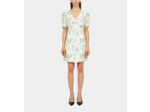 Robe Courte Imprimée Avec Fronces light blue/white