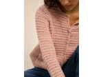 Gilet détails boutons bijoux