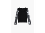 T-Shirt À Manches Longues En Maille – Femme