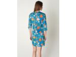 Robe lana botanic denim