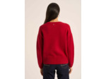 Pull col rond à détails