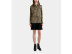 Chemise en soie léopard leopard