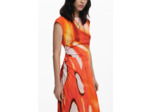 Robe Sans Manches En Tissu – Femme