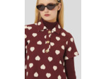 Robe Rory Bordeaux en Polyester
