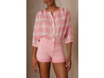 Blouse POMME en coton à carreaux