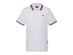 Polo avec liserés tricolores