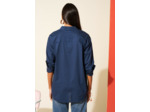 Chemise ample en popeline de coton