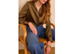 Blouse satinée MARIE