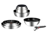 Casserole 22cm Ingenio Préférence, manche amovible, Inox, Induction