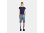 T-Shirt Manches Courtes Avec Print City washed navy