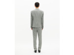 Veste de costume en pied de poule noir et blanc black grey