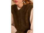 Gilet LOULOU en mohair et laine