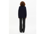 Pull col montant en cachemire marine bleu