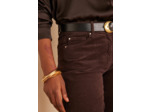 Pantalon droit en velours de coton MARCUS