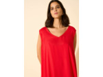 Robe midi à col V