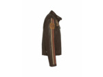 Blouson motard en cuir badgé LCMOTOBD SCHOTT