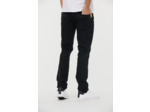 Pantalon straight fit, taille medium haute,jambe ajustée