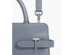 Sac à main moyen modèle Emie en cuir lisse et nubuck