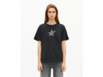 T-shirt avec sérigraphie noir black washed