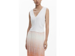 Robe Sans Manches En Tissu – Femme