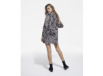 Robe Courte Manche Longue black / pink