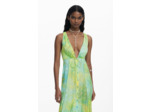 Robe Sans Manches En Tissu – Femme