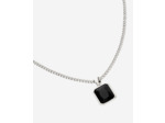Collier avec pendentif argenté silver