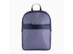 Sac à dos zippé Camille en toile enduite