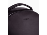 Sac à dos zippé Charles en cuir grainé