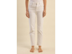 Jean droit taille haute cinq poches