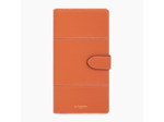 Porte chéquier Juliette en cuir grainé