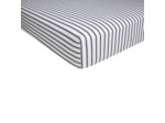 Drap housse 4 CONTINENTS - Blanc/bleu