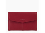 Pochette enveloppe moyen modèle Charlotte en cuir lisse