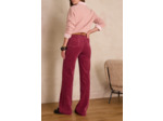 Pantalon flare en velours LUNA
