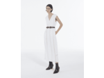 Robe longue sans manches off white