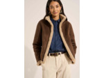 Blouson en fausse fourrure peau lainée