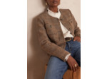 Veste PIA en laine motif chevron