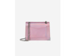 Sac Emily Small Chaîne  En Cuir sweet pink