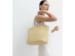 Grand sac cabas Louise en cuir grainé