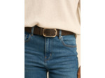 Ceinture en cuir irisée