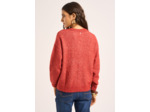 Gilet cardigan ample à col rond