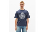 T-shirt manches courtes print blason dark navy
