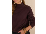 Pull BRADLEY en 100% cachemire col montant