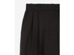 Pantalon large a plis black