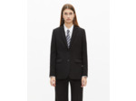 Veste tailleur coupe droite noire black
