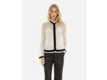 Chemise manches longues col rond ecru